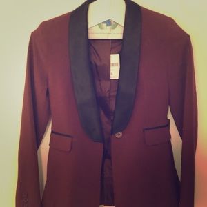 Burgundy Career Jacket